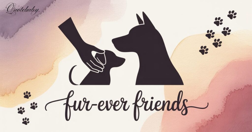 4. Fur-Ever Friends: Quotes About Love and Companionship 🐾❤️