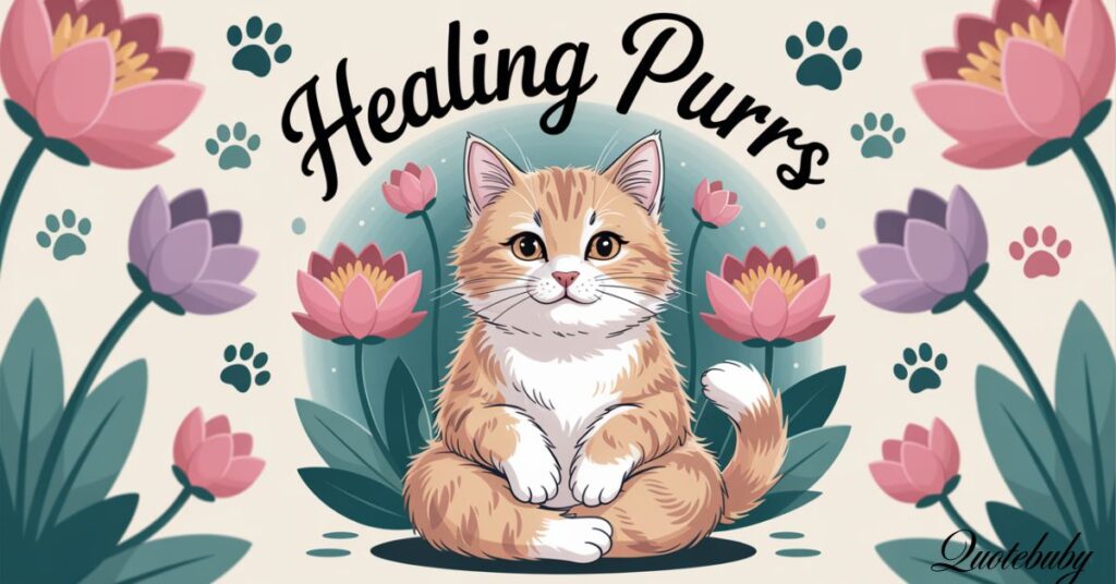 Healing Purrs: Wellness and Mental Health Quotes 🧘♀️🐾