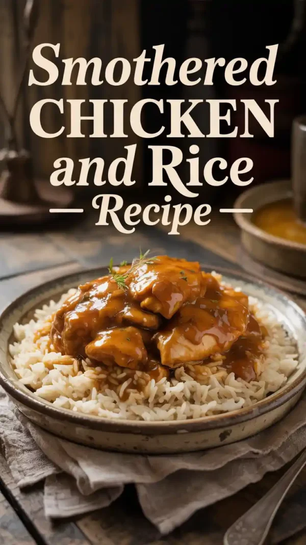 Smothered Chicken and Rice recipe (Southern Comfort Classic)