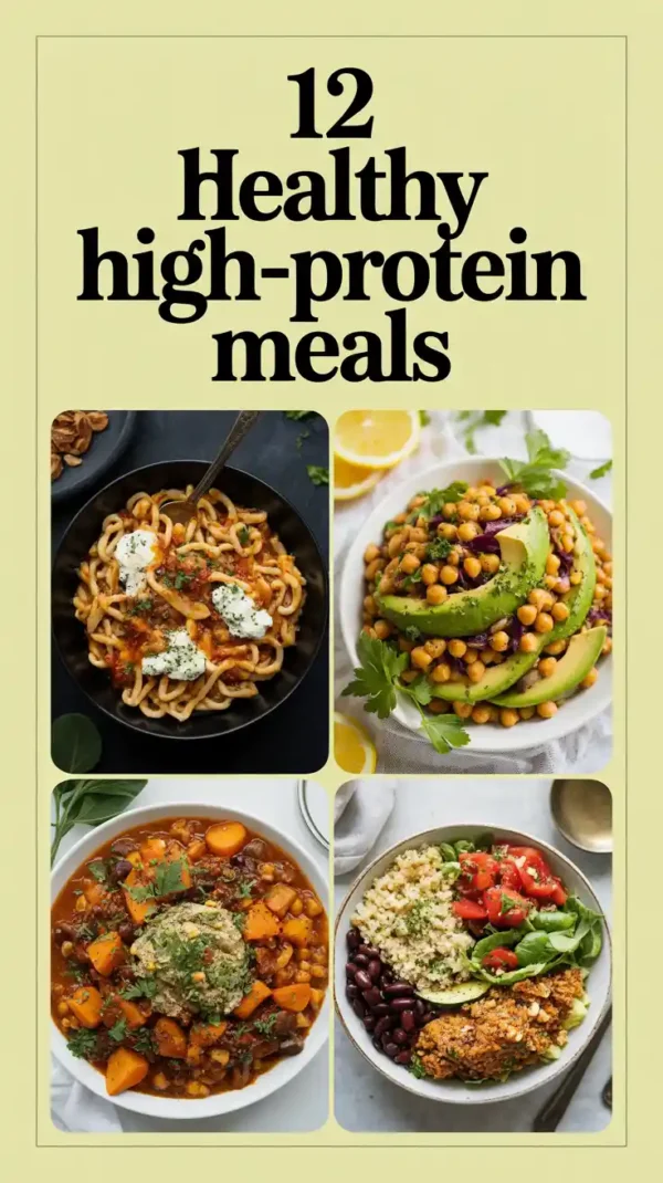 🥗 12 Healthy High-Protein Meals to Fuel Your Day (With Nutrition & Meal Prep Tips)
