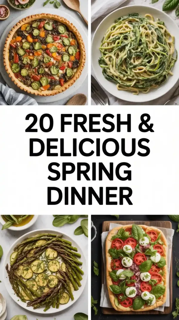 🌸 20 Fresh & Delicious Spring Dinner Ideas for 2025