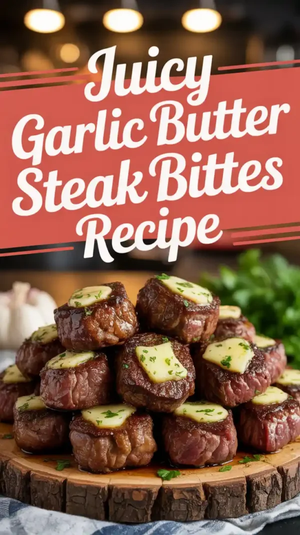 Juicy Garlic Butter Steak Bites Recipe (Ready in 15 Minutes!)