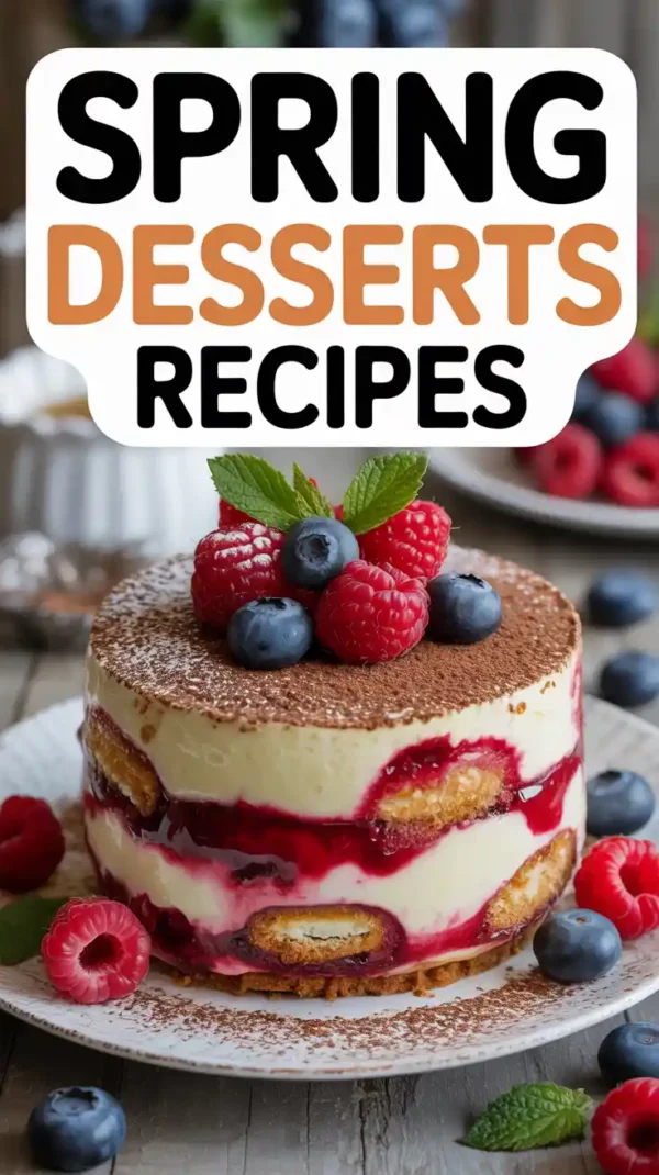 🌸 11 Fresh Spring Dessert Recipes to Sweeten the Season