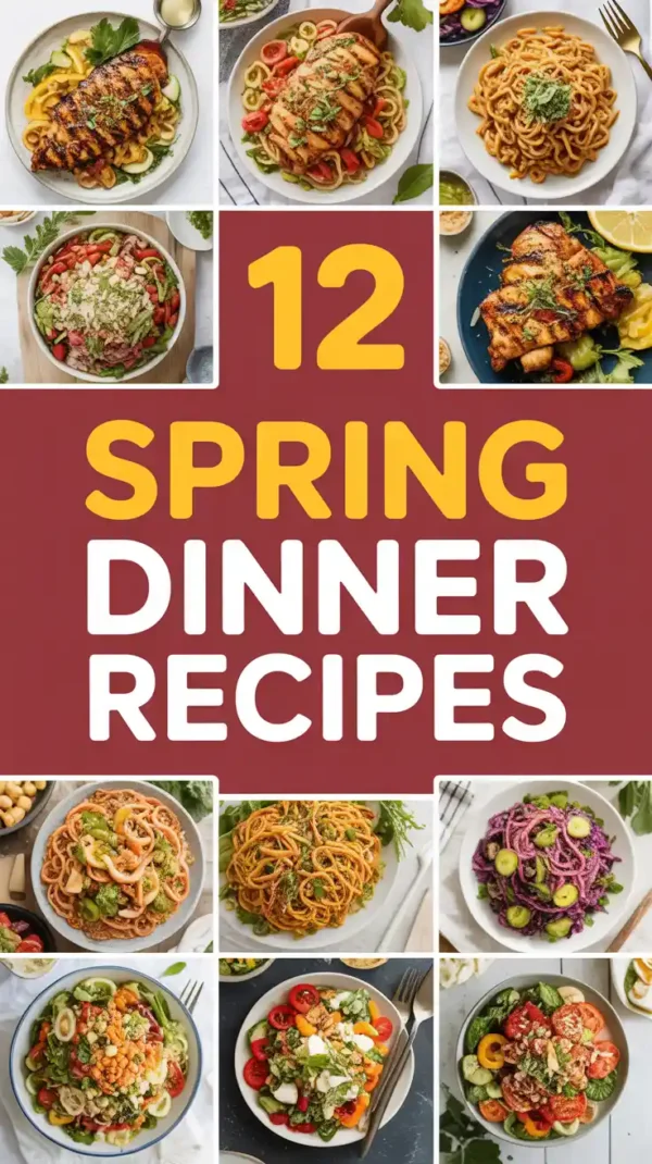 🌿 11 Fresh & Flavorful Spring Dinner Recipes to Brighten Your Meals