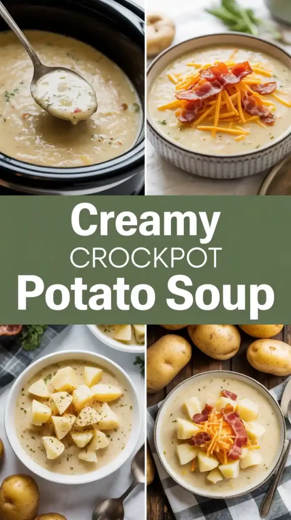Creamy Crockpot Potato Soup Recipe (2025) | Easiest Slow Cooker Comfort Food