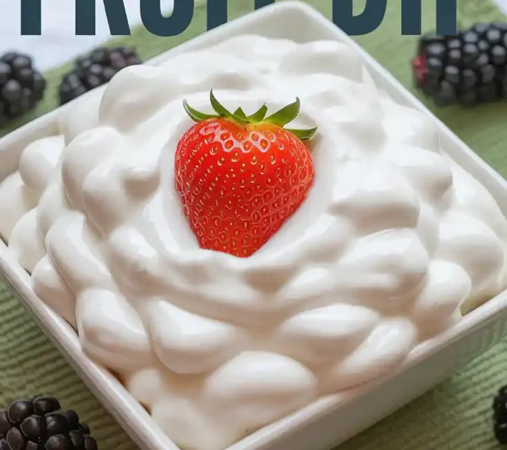 Creamy Marshmallow Fluff Fruit Dip