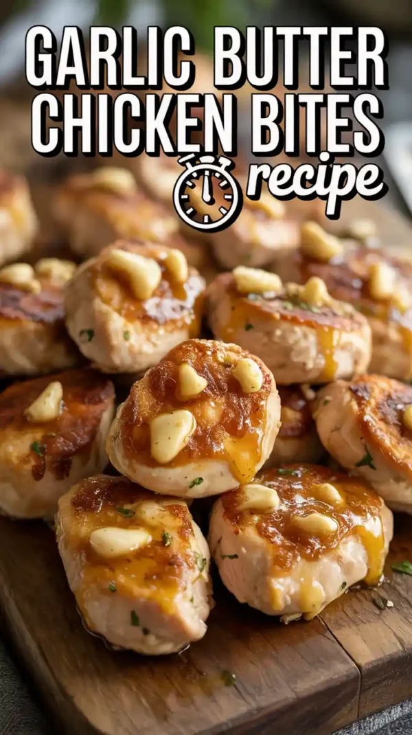 Garlic Butter Chicken Bites Recipe – Juicy, Flavor-Packed & Ready in 20 Minutes