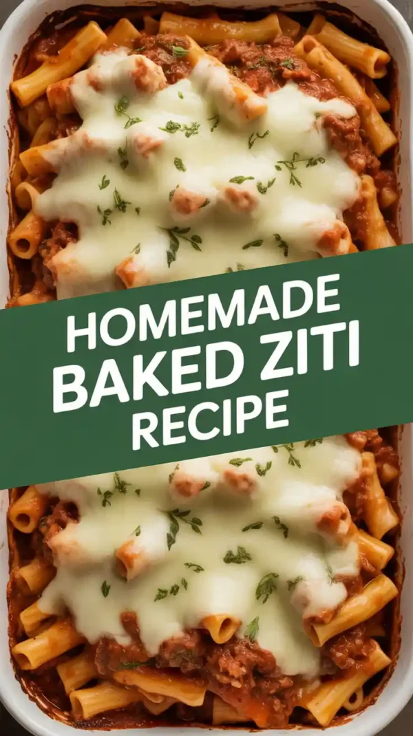 Easy Homemade Baked Ziti Recipe (Just Like Grandma’s!)