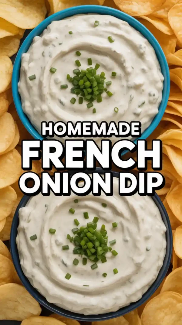 Homemade French Onion Dip Recipe – Creamy, Caramelized & Crowd-Pleasing (2025 Edition)