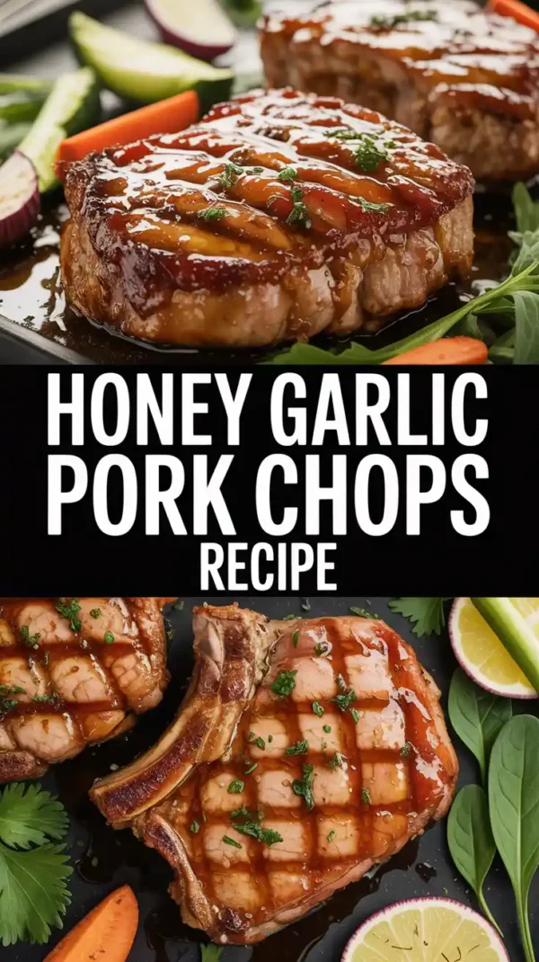 🍯 Honey Garlic Glazed Pork Chops Recipe: Sweet, Savory & Ready in 30 Minutes