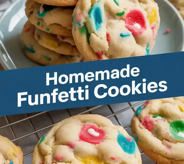 homemade funfetti cookies