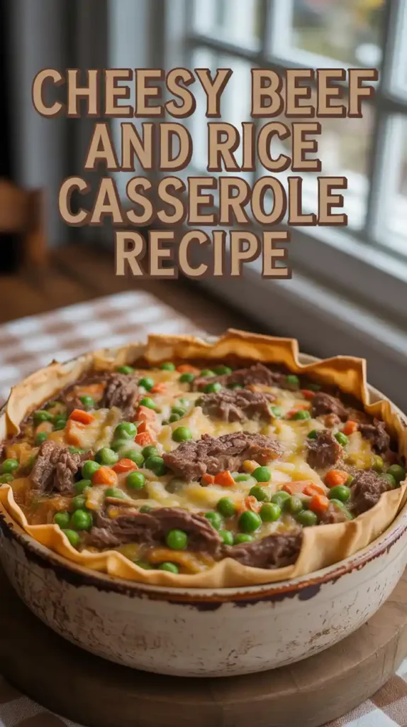 Beef and Rice Casserole Recipe