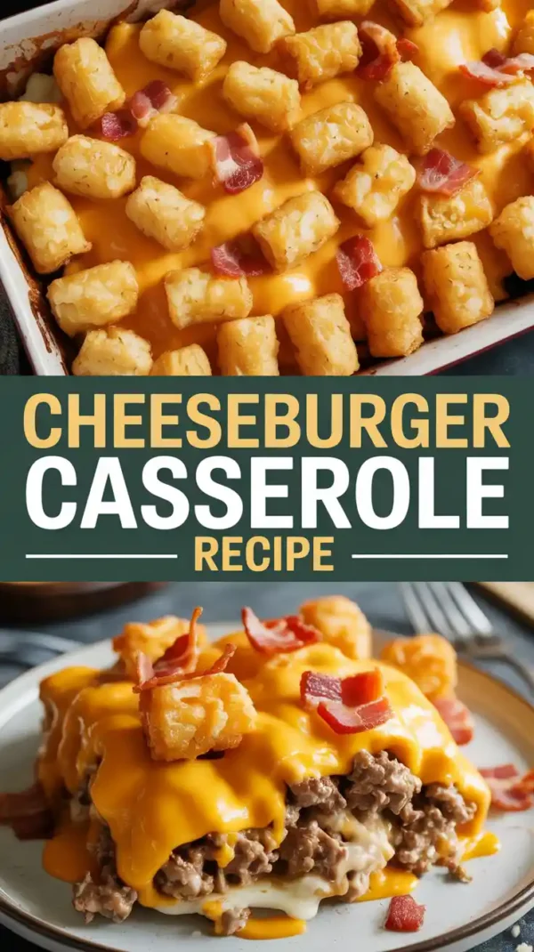 Easy Cheeseburger Casserole Recipe (Family-Friendly & Budget-Friendly)