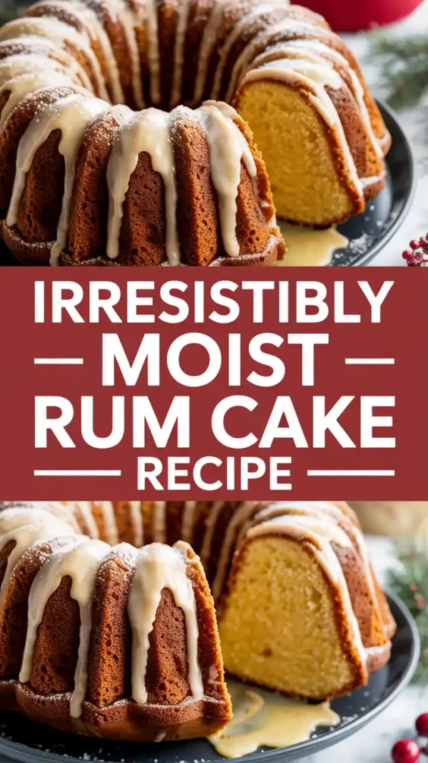 Irresistibly Moist Rum Cake Recipe: A Boozy Dessert Classic