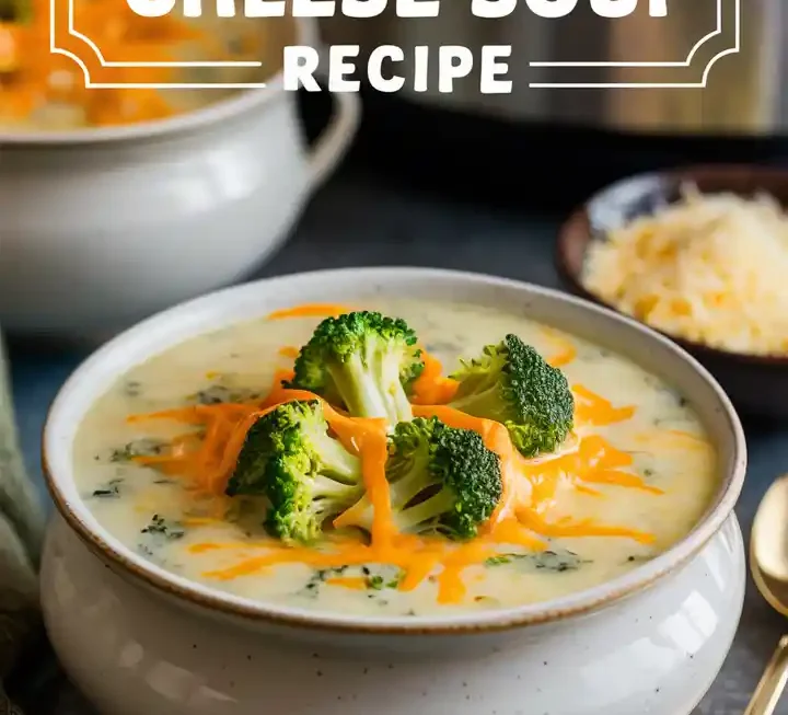 Creamy Crockpot Broccoli Cheese Soup Recipe