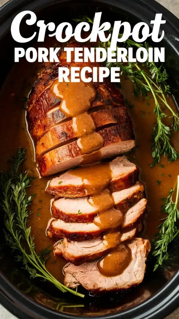 🥘 Crockpot Pork Tenderloin Recipe (Juicy & Flavorful!)