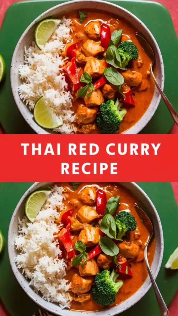 🥘 Thai Red Curry Recipe: Easy, Creamy & Flavor-Packed Weeknight Dinner