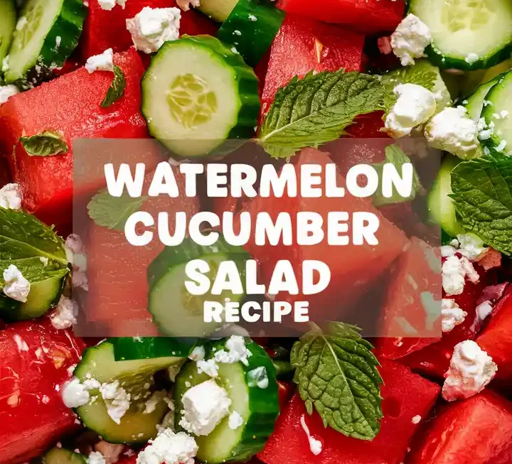 Watermelon Cucumber Salad Recipe