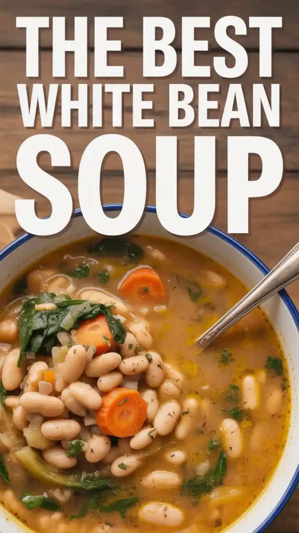 White Bean Soup Recipe in 40 Minutes (Cozy, Creamy & Healthy!)