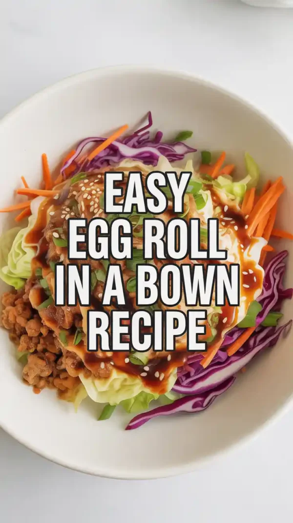 🥢 Egg Roll in a Bowl Recipe (Quick, Healthy & Low Carb)
